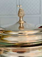 Load image into Gallery viewer, Vintage Sheffield Silver Plated Covered Dish with Pyrex Insert
