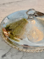 Load image into Gallery viewer, Vintage Oneida Silver Plated Covered Dish Covered Dish with Pyrex Insert
