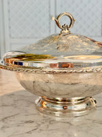 Load image into Gallery viewer, Vintage Oneida Silver Plated Covered Dish Covered Dish with Pyrex Insert
