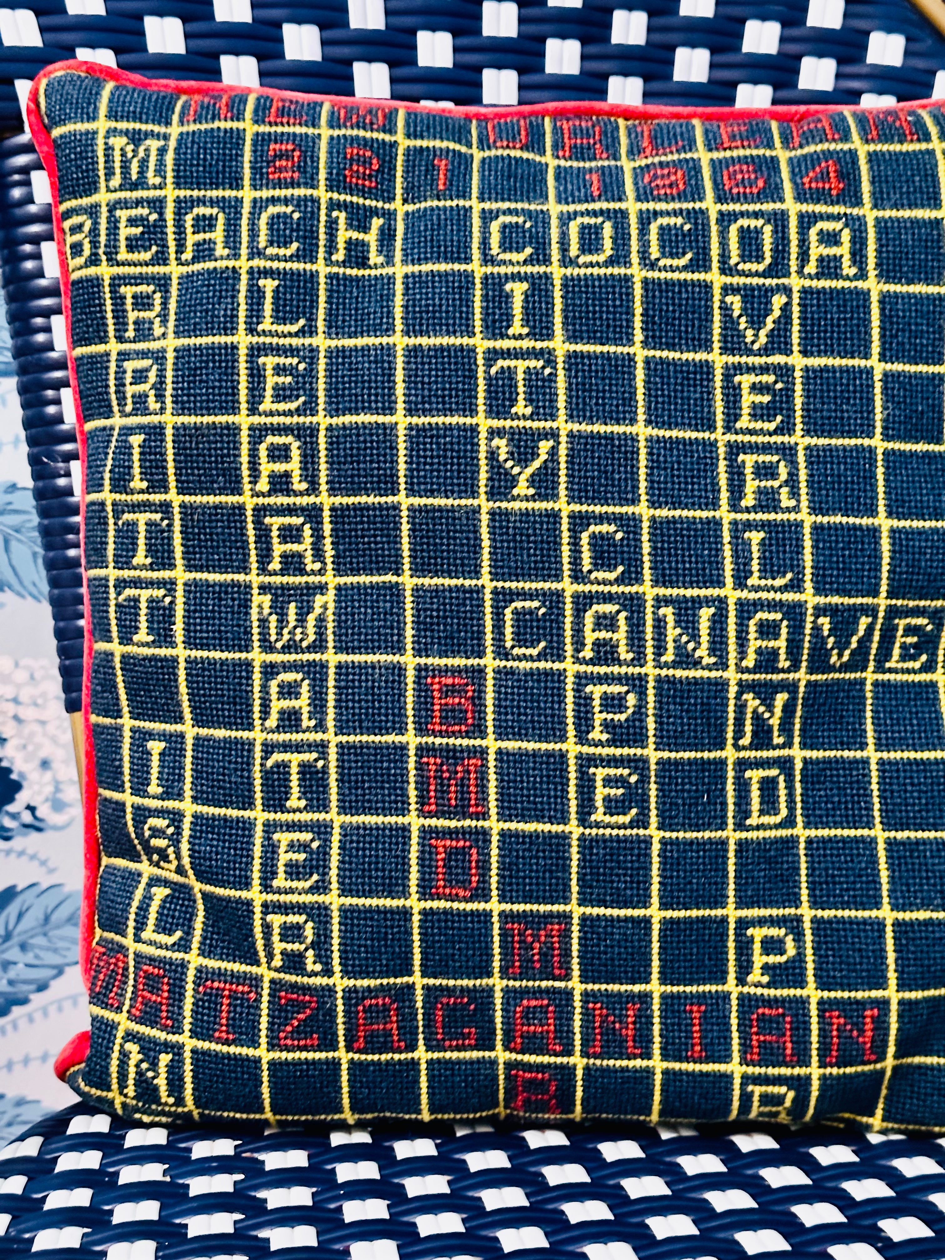 Amazingly Unique Needlepoint Featuring Southern Cities