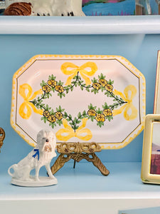 Hand Painted Portuguese Bow Plate