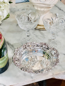 Silver Plate Bottle Coaster