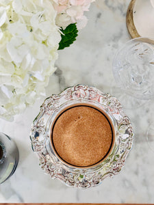 Silver Plate Bottle Coaster