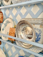 Load image into Gallery viewer, Vintage Reed &amp; Barton Silver Plated Rose Rimmed Serving Bowl
