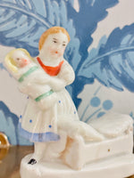 Load image into Gallery viewer, Antique Staffordshire Mother &amp; Baby
