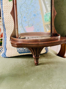 Very Rare Wooden Pagoda Wall Shelf