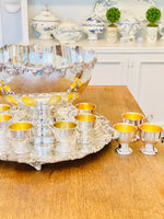 Load image into Gallery viewer, Birmingham Silver Company Punch Bowl Set
