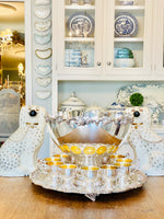 Load image into Gallery viewer, Birmingham Silver Company Punch Bowl Set
