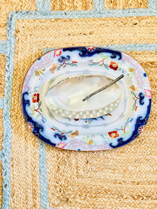 Mother of Pearl Shell Dish with Spoon