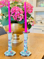 Load image into Gallery viewer, The Haldon Group Wild Berry &amp; Blossoms Candlesticks

