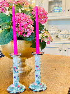 The Haldon Group Wild Berry & Blossoms Candlesticks