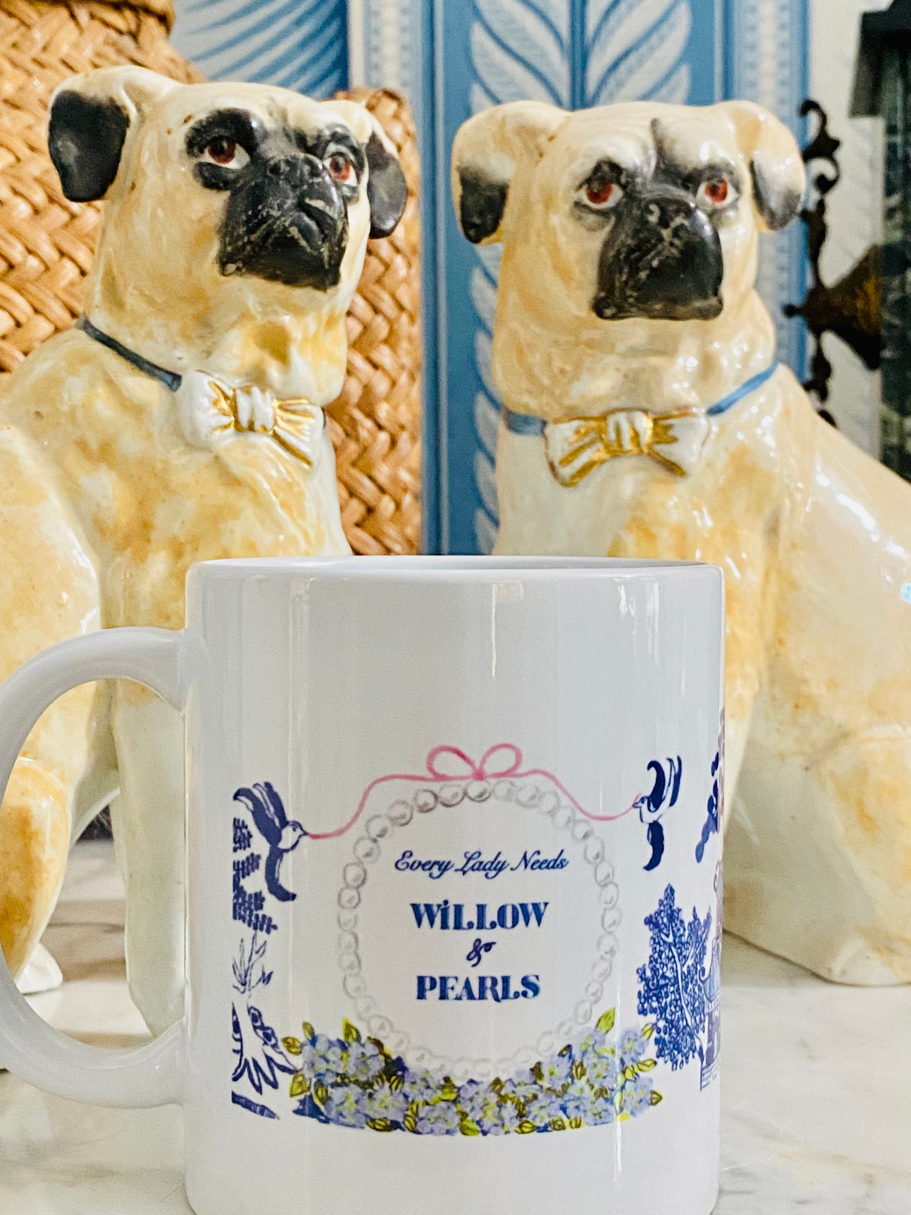 Every Lady Needs Willow & Pearls Mug